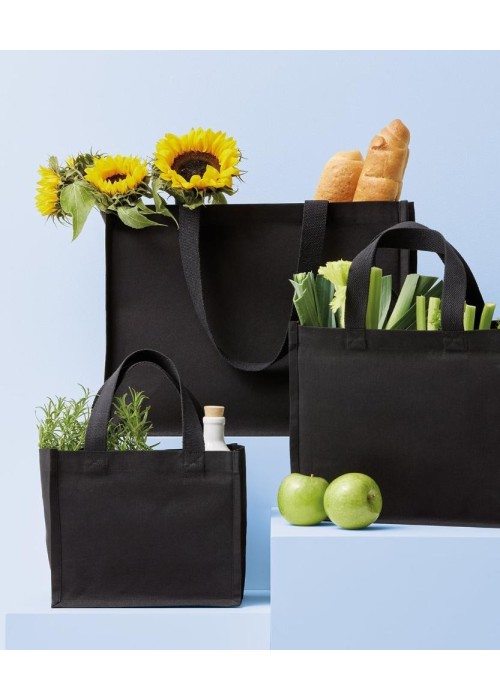 Nutshell® Recycled premium canvas stand-up shopper
