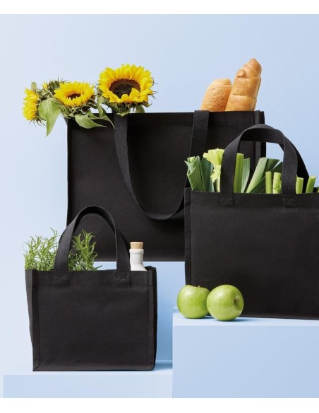 Nutshell® Recycled premium canvas stand-up shopper