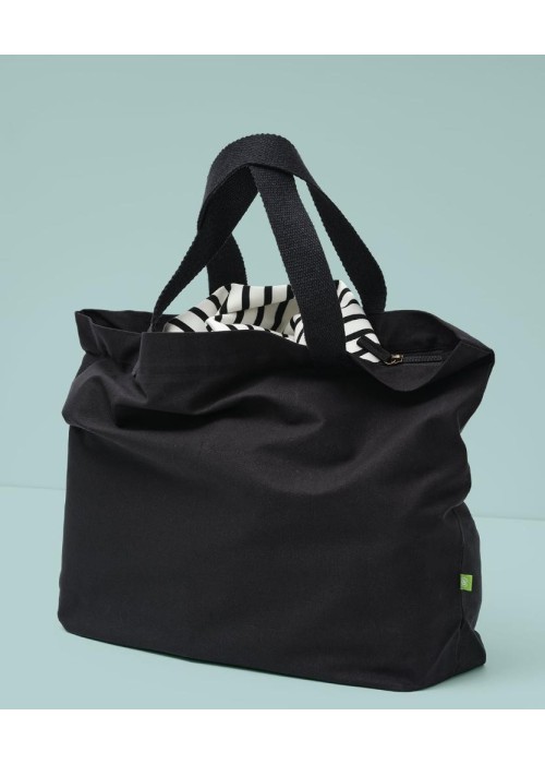 Nutshell® Elba organic canvas premium zip tote