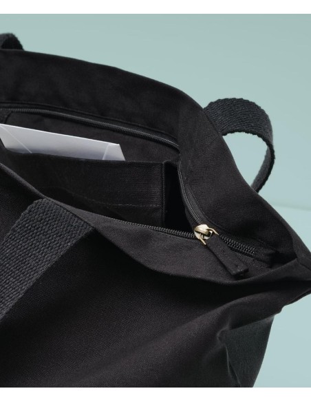 Nutshell® Elba organic canvas premium zip tote