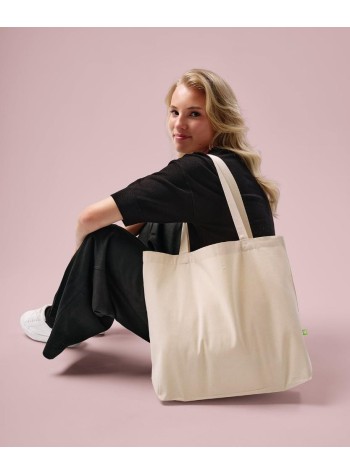 Nutshell® Organic canvas ‘flat base’ landscape shopper