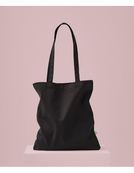 Nutshell® Premium organic canvas shopper long handle