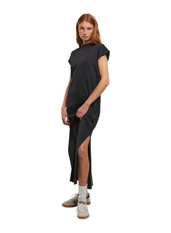 New Morning Studios Women’s long extended shoulder dress