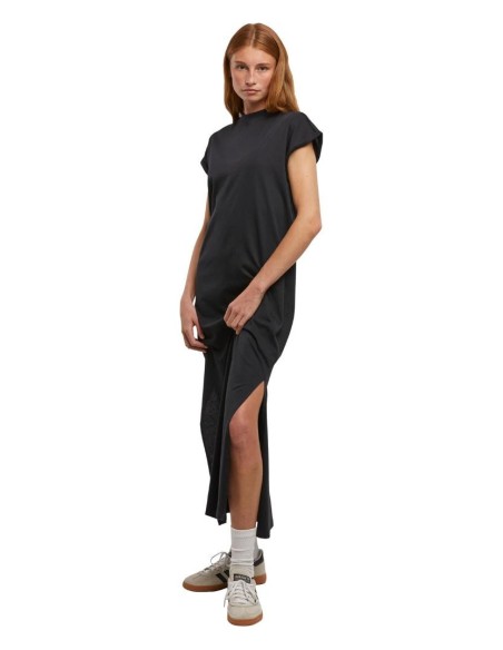New Morning Studios Women’s long extended shoulder dress