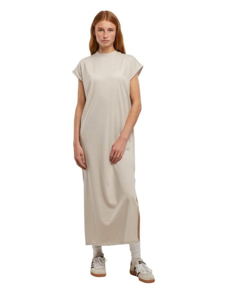 New Morning Studios Women’s long extended shoulder dress
