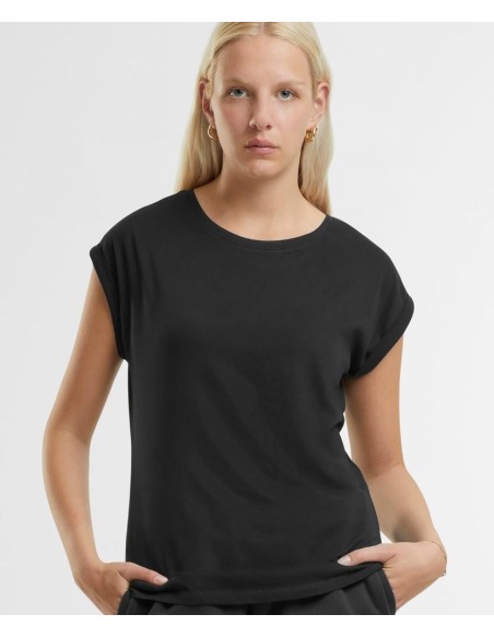 New Morning Studios Women’s regular extended shoulder tee