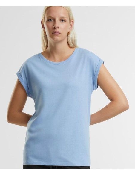 New Morning Studios Women’s regular extended shoulder tee