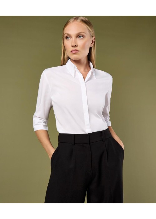 Kustom Kit Contiental ¾ sleeve blouse womens
