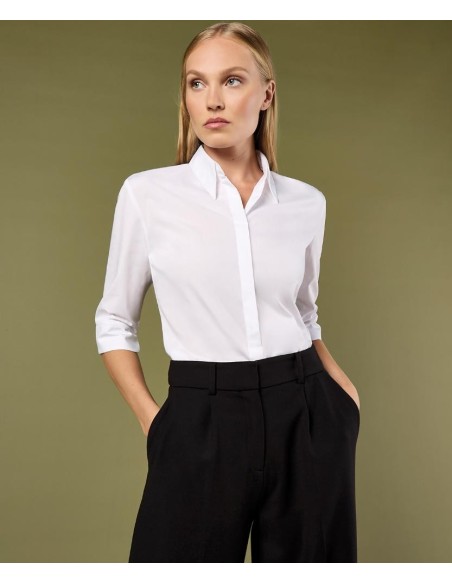 Kustom Kit Contiental ¾ sleeve blouse womens