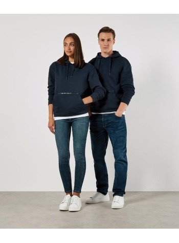 Kustom Kit Regular fit piqué hoodie with zipped pocket