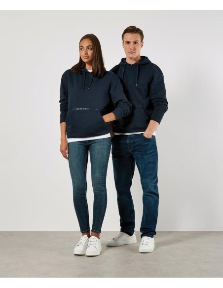 Kustom Kit Regular fit piqué hoodie with zipped pocket