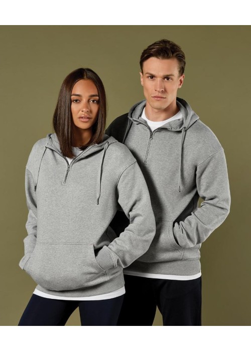 Kustom Kit Regular fit 1/4 zip hoodie