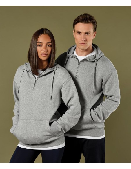 Kustom Kit Regular fit 1/4 zip hoodie
