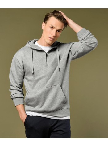 Kustom Kit Regular fit 1/4 zip hoodie