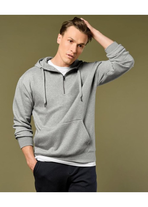 Kustom Kit Regular fit 1/4 zip hoodie