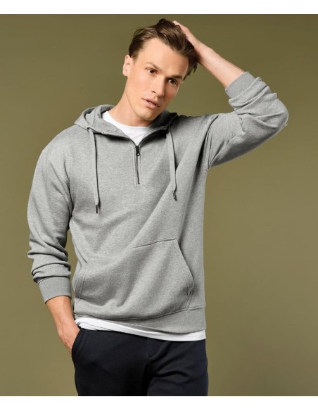 Kustom Kit Regular fit 1/4 zip hoodie