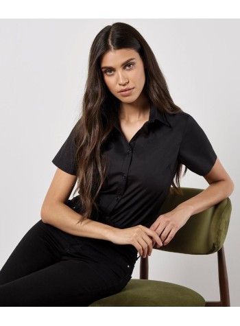 Kustom Kit Women's poplin shirt short sleeve