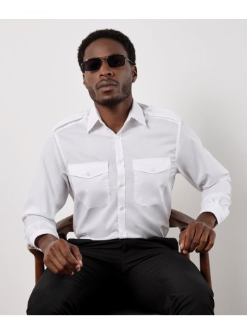 Kustom Kit Pilot shirt long sleeved