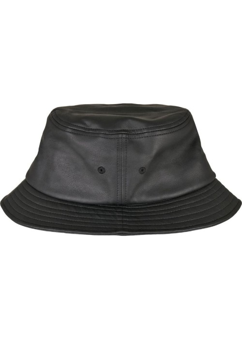 Flexfit by Yupoong Imitation leather bucket hat...