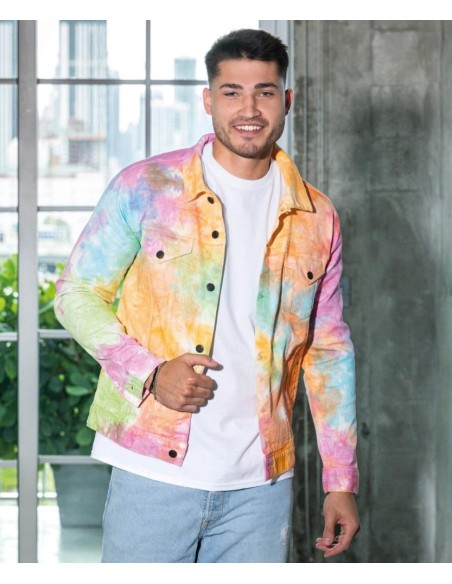 Colortone Tie-Dye Denim Jacket