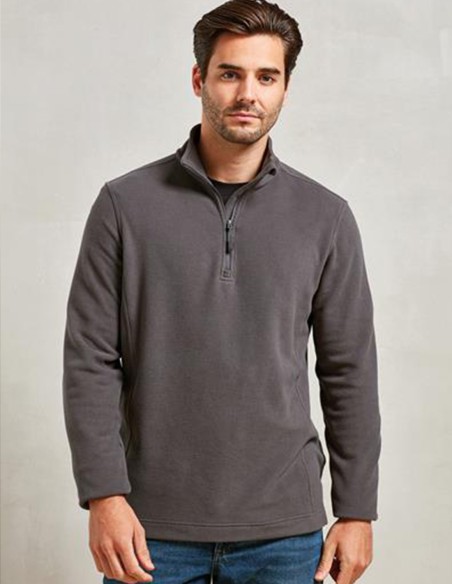 Premier Unisex ‘Recyclight’ 1/4 Zip Microfleece