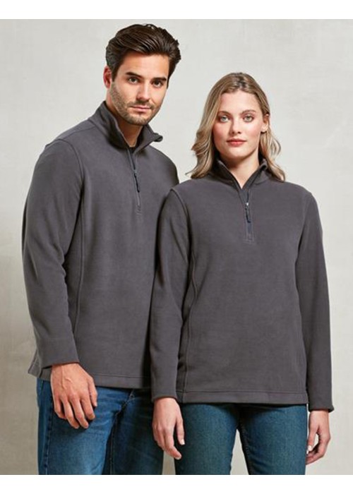 Premier Unisex ‘Recyclight’ 1/4 Zip Microfleece