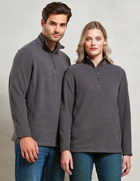 Premier Unisex ‘Recyclight’ 1/4 Zip Microfleece
