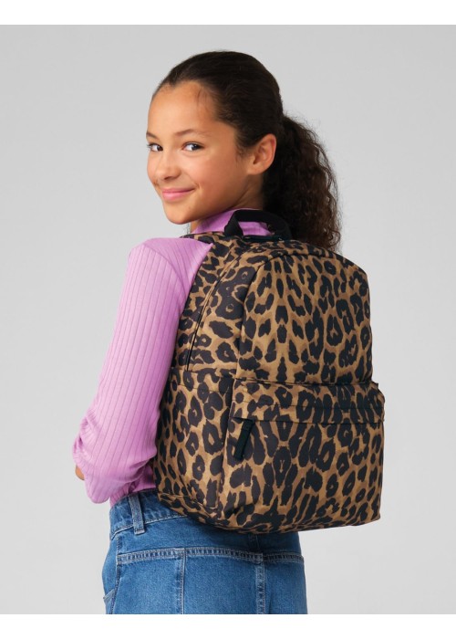 Bagbase Leopard Print Mini Backpack