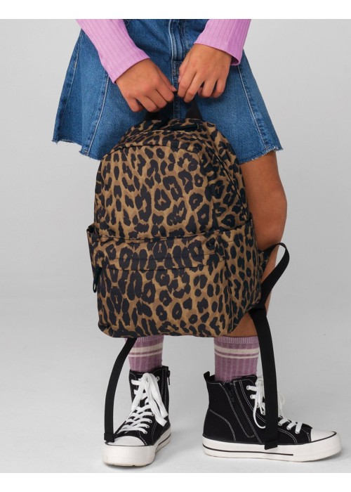 Bagbase Leopard Print Mini Backpack