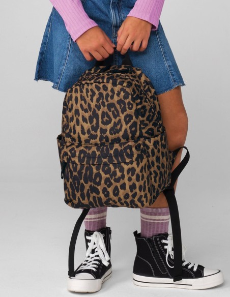 Bagbase Leopard Print Mini Backpack