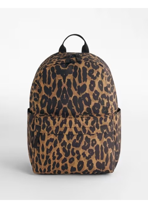 Bagbase Leopard Print Mini Backpack