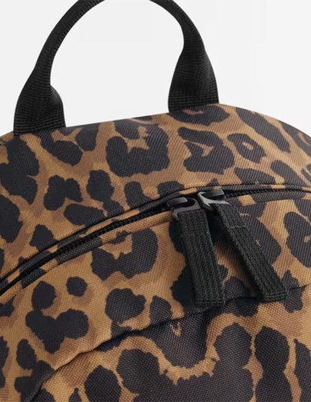 Bagbase Leopard Print Mini Backpack