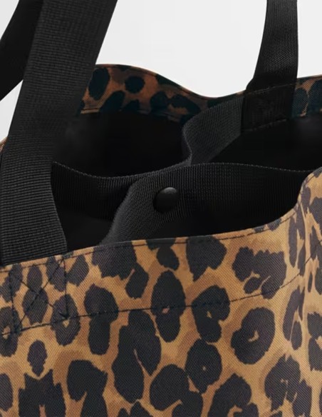 Bagbase Leopard Print Carryall Tote Bag