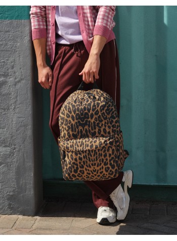 Bagbase Leopard Print Backpack