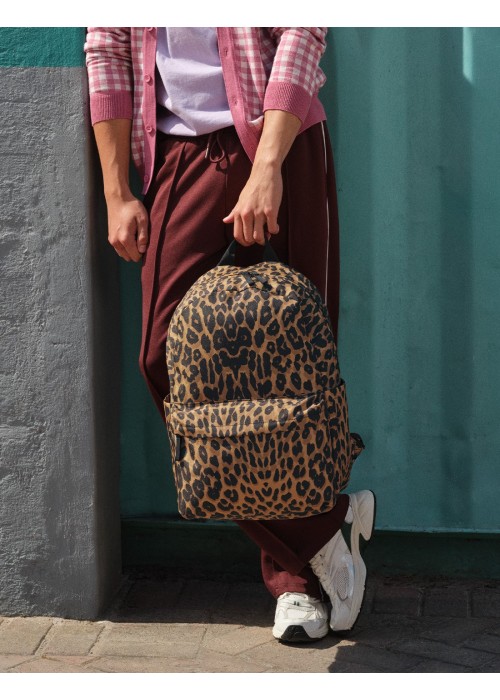 Bagbase Leopard Print Backpack