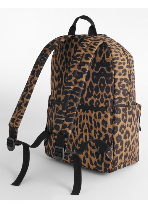 Bagbase Leopard Print Backpack