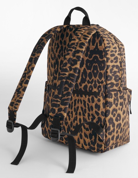 Bagbase Leopard Print Backpack