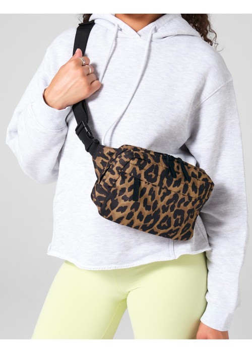 Bagbase Leopard Print Cross-Body Bag