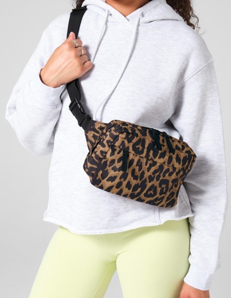 Bagbase Leopard Print Cross-Body Bag