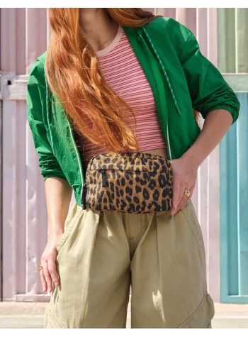 Bagbase Leopard Print Cross-Body Bag