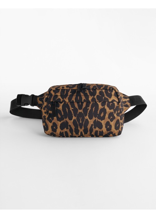 Bagbase Leopard Print Cross-Body Bag