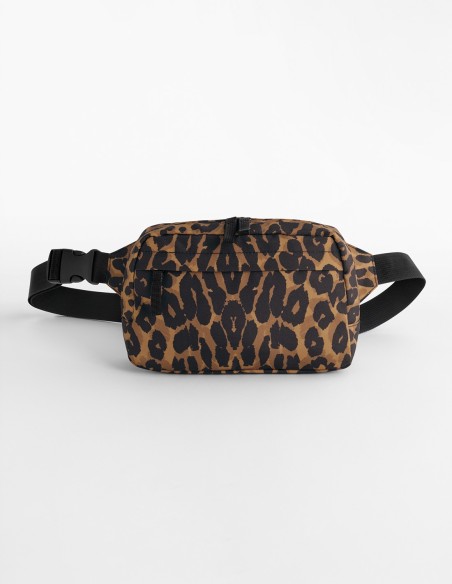 Bagbase Leopard Print Cross-Body Bag
