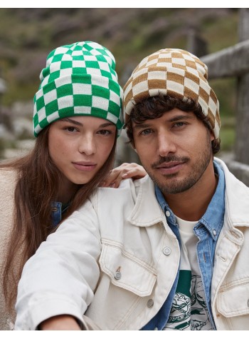 Beechfield Checkerboard Beanie