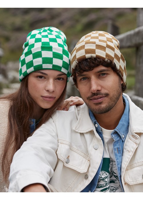 Beechfield Checkerboard Beanie