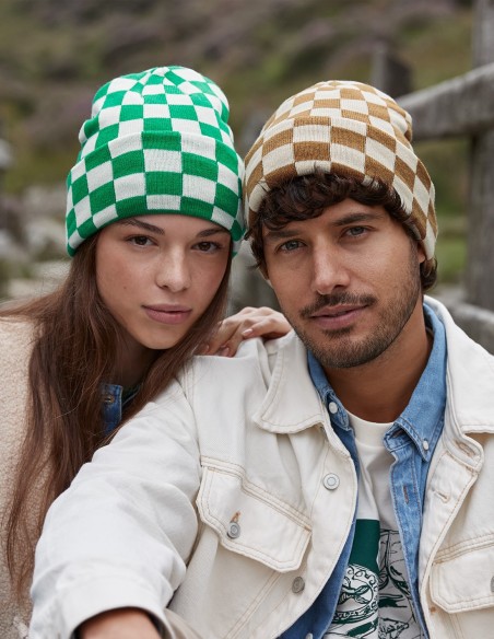 Beechfield Checkerboard Beanie