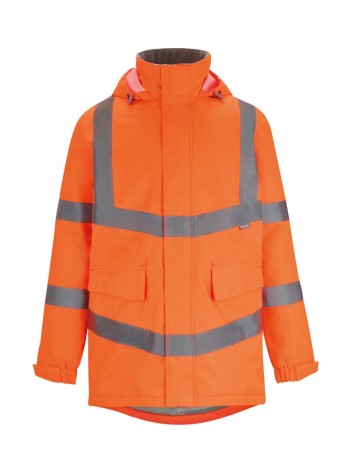 Regatta High Visibility Hi-vis Pro contract Dover parka 2