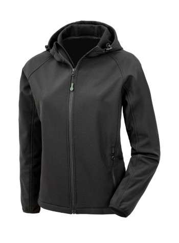 Result Genuine Recycled Women’s recycled 3-layer printable hooded softshell 2