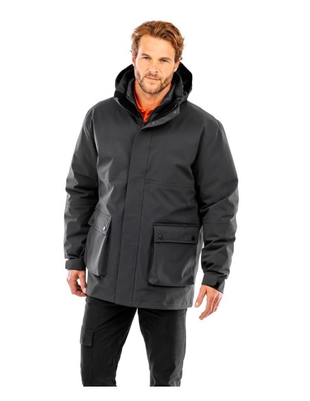 Result Recycled Recycled 3-in-1 padded ripstop jacket
