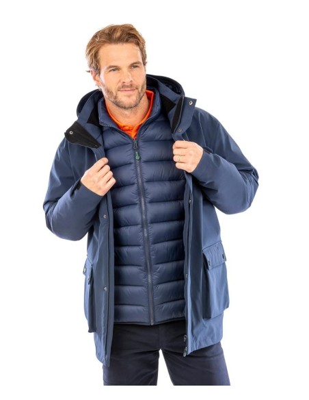 Result Recycled Recycled 3-in-1 padded ripstop jacket
