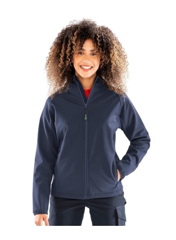 Result Genuine Recycled Women’s recycled 3-layer printable hooded softshell